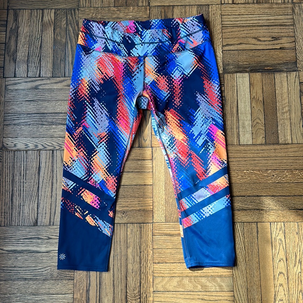 Athleta cropped legging, size L